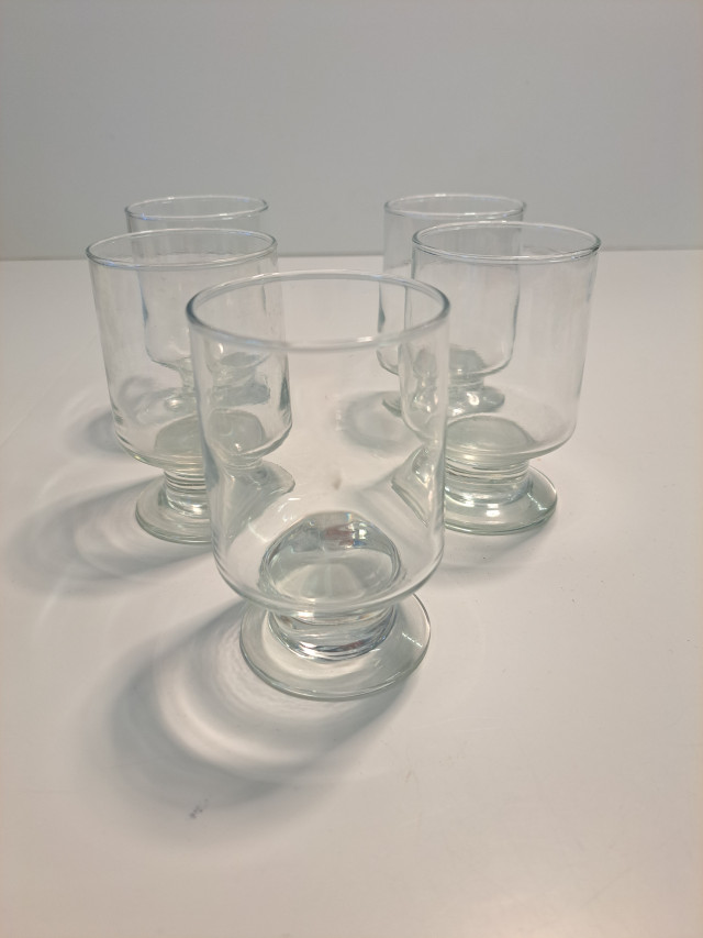 Retrot jalalliset juomalasit 5 kpl