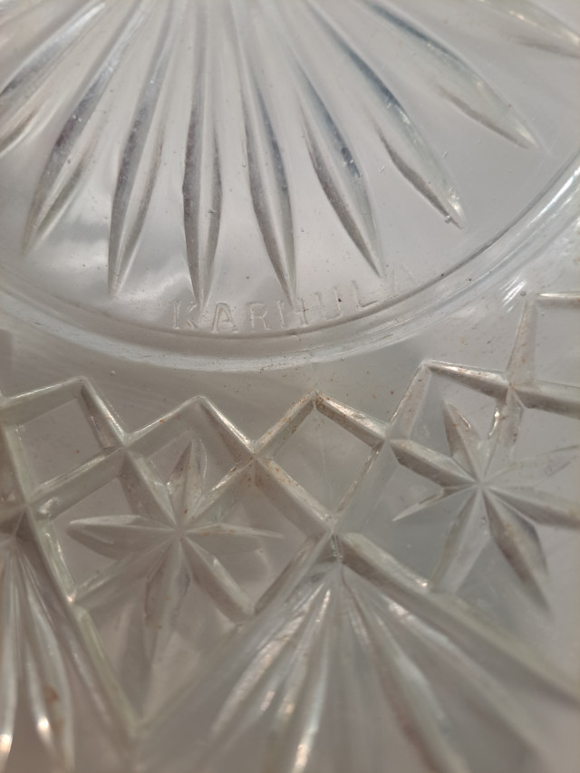 Karhulan lasin kristallikulho