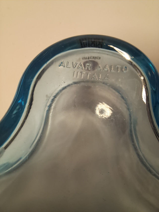 Iittalan turkoosi tuikkukippo Alvar Aalto