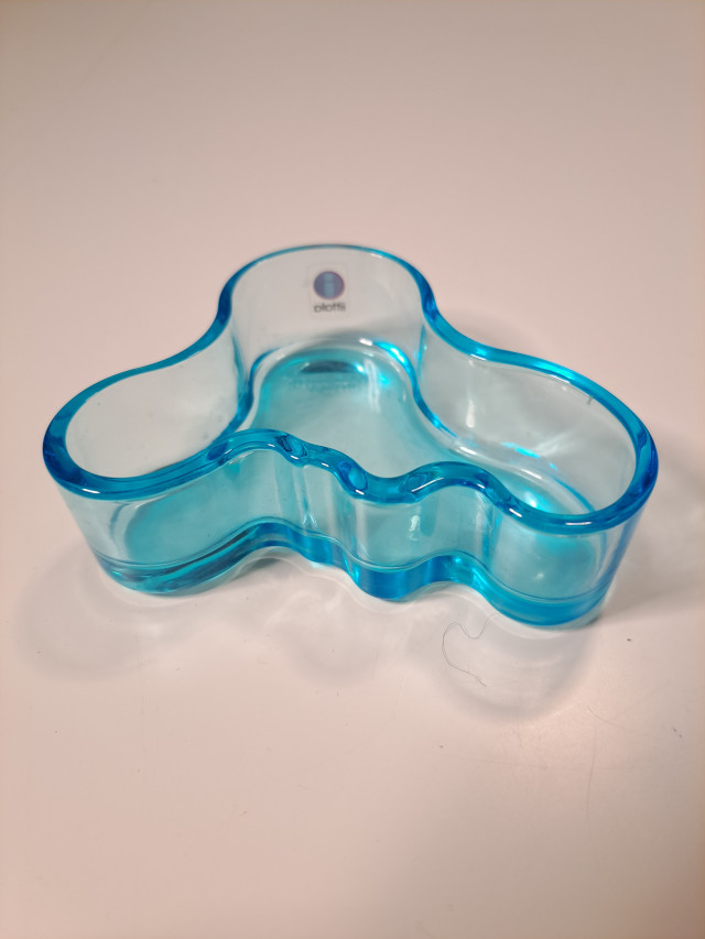 Iittalan turkoosi tuikkukippo Alvar Aalto