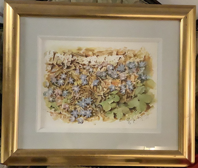 Taulu Fritz Jakobsson Signeerattu mustesuihku