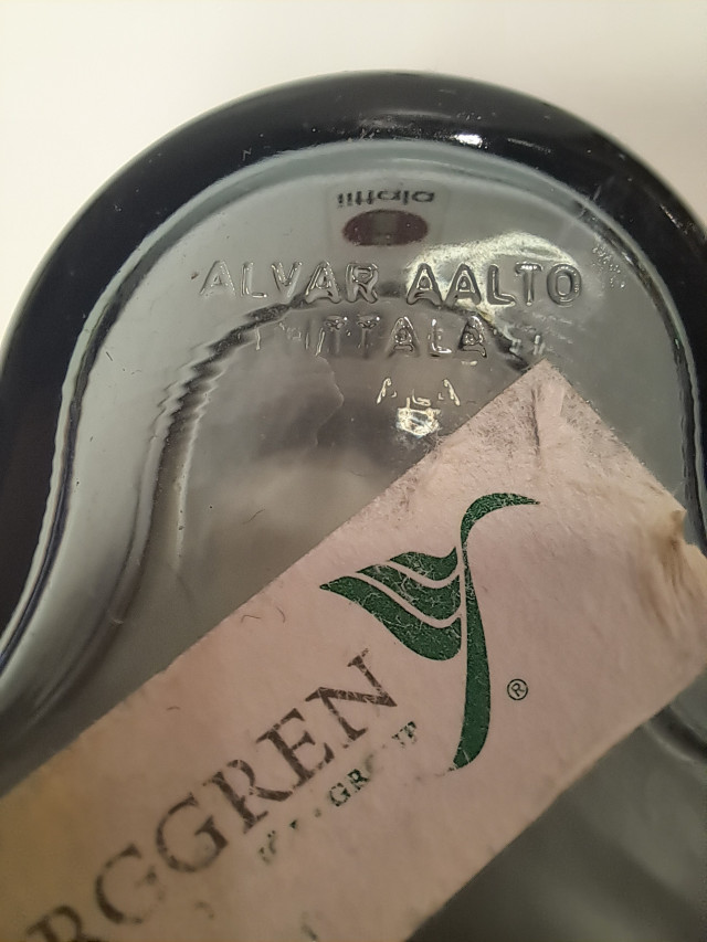 Iittalan harmaa tuikkukippo Alvar Aalto