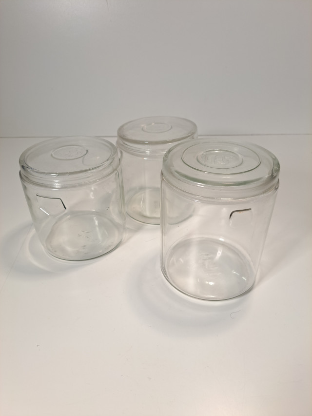 Iittalan ja Riihimäen lasipurkit 3kpl