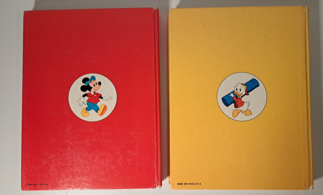 Walt Disney kovakantiset kirjat vuodelta 1976