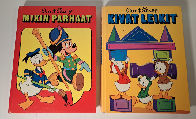 Walt Disney kovakantiset kirjat vuodelta 1976