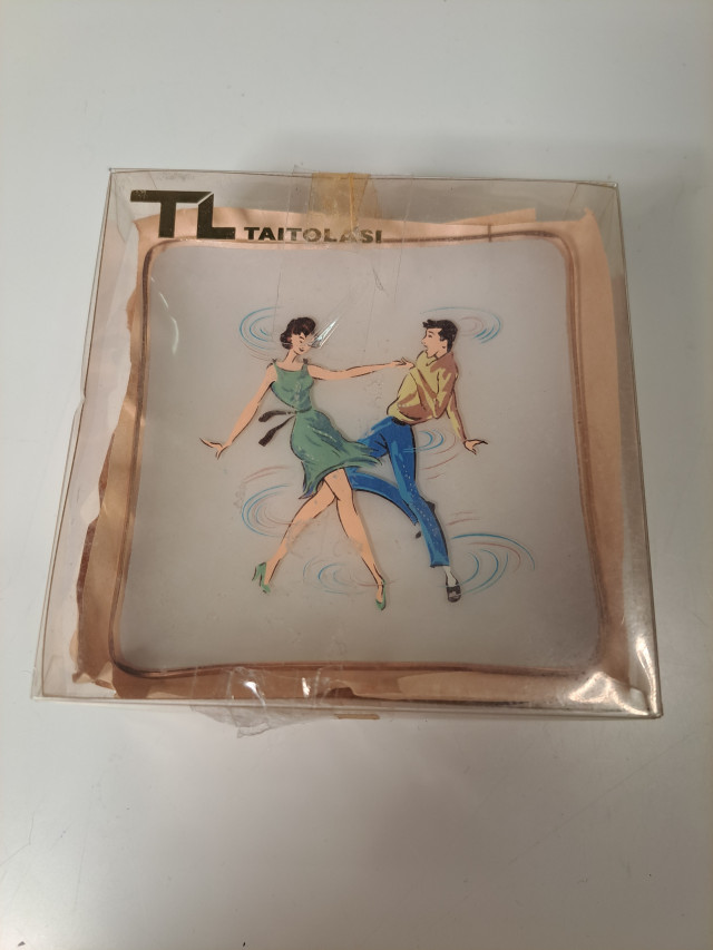 Taitolasin pienet lautaset 5 kpl