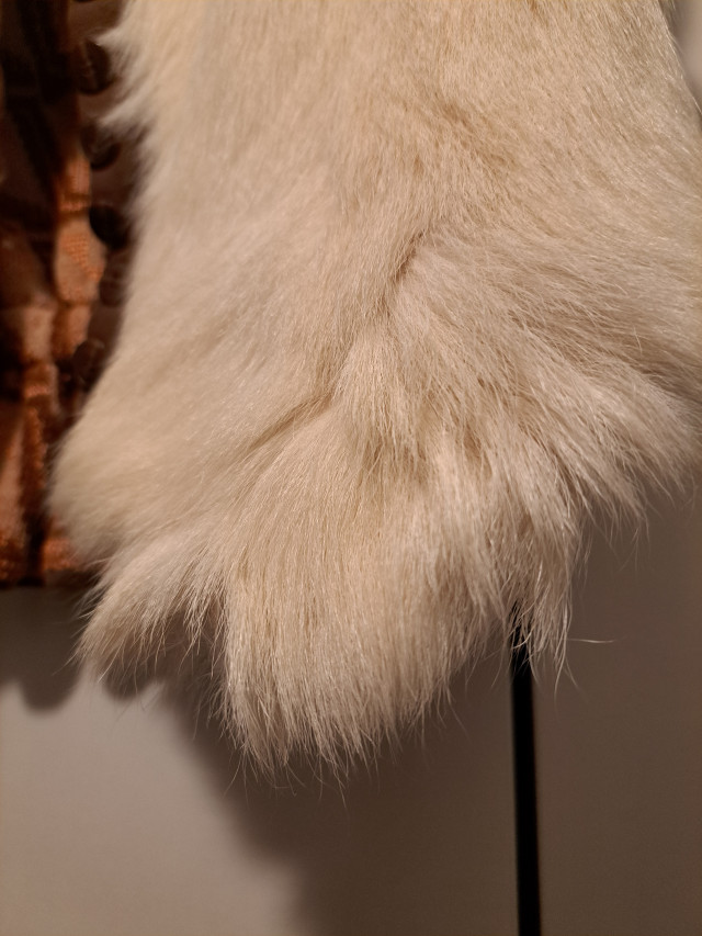 Vintage kaninkarvaliivi naisten koko S