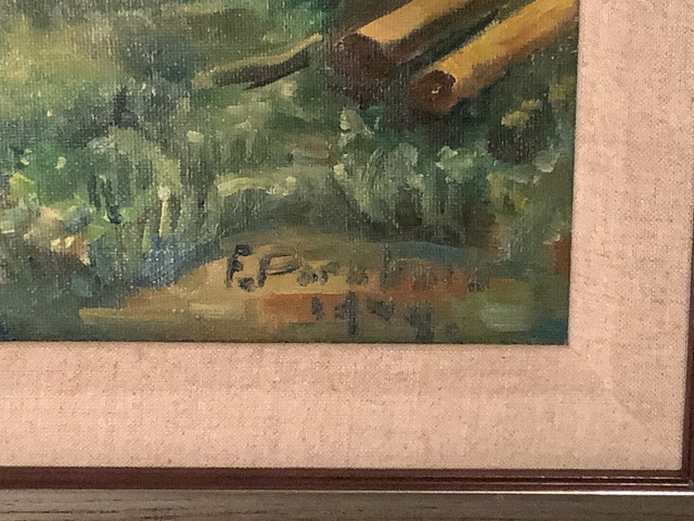 Feodor Porokara signeerattu Öljyvärimaalaus kankaalle