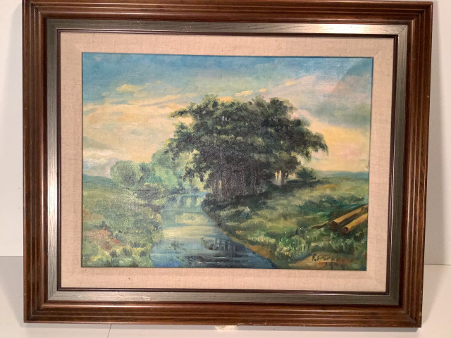 Feodor Porokara signeerattu Öljyvärimaalaus kankaalle