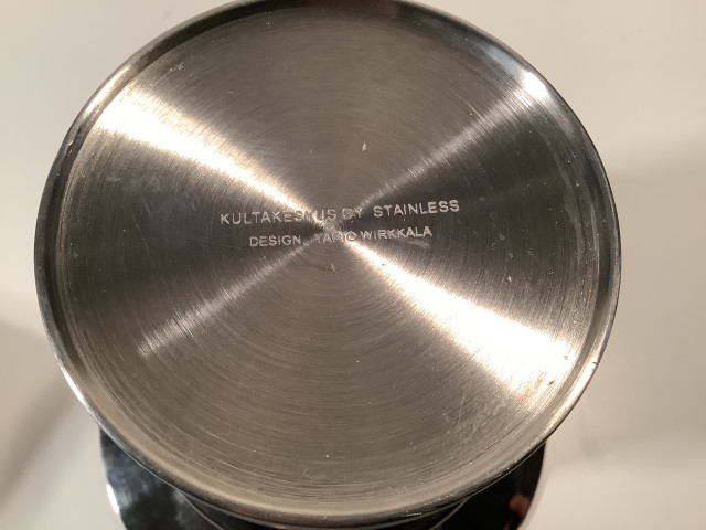 Jaloteräs kynttilänjalka (Tapio Wirkkala)