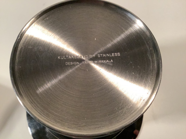 Jaloteräs kynttilänjalka (Tapio Wirkkala)