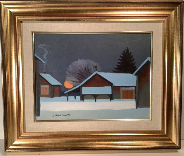 Juhani Palmu öljy kankaalle signeerattu