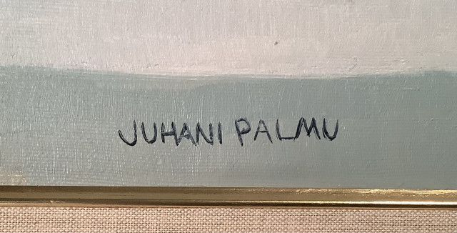 Juhani Palmu öljy kankaalle signeerattu