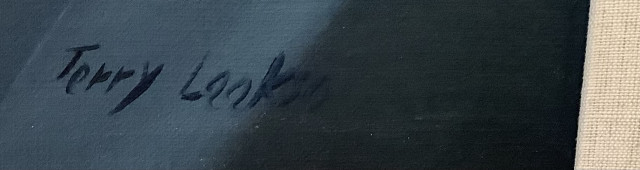 Terry Laakso signeerattu Öljyvärimaalaus kankaalle