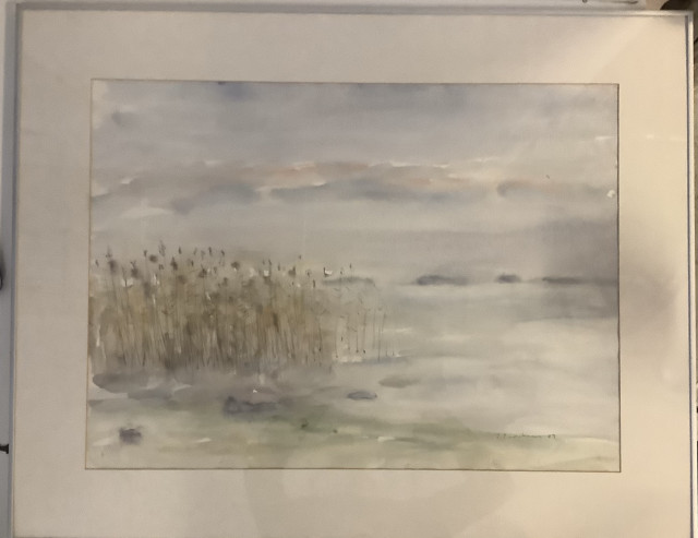 Feodor Porokara: akvarelli signeerattu