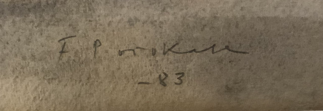 F Porokara. Akvarelli