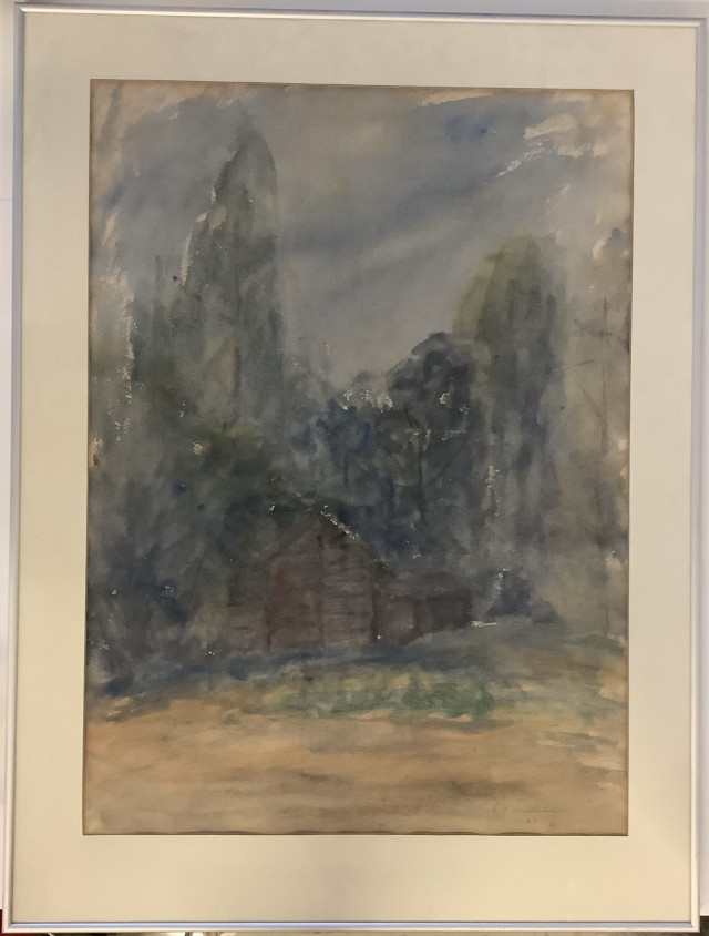 F Porokara. Akvarelli