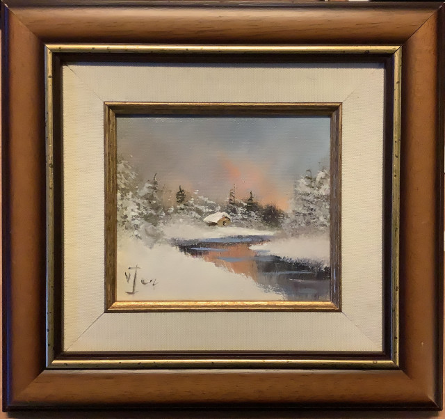 V Juntura öljyvärimaalaus