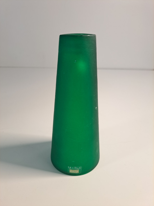 Vihreä lasikynttilänjalka Muurla Ratia