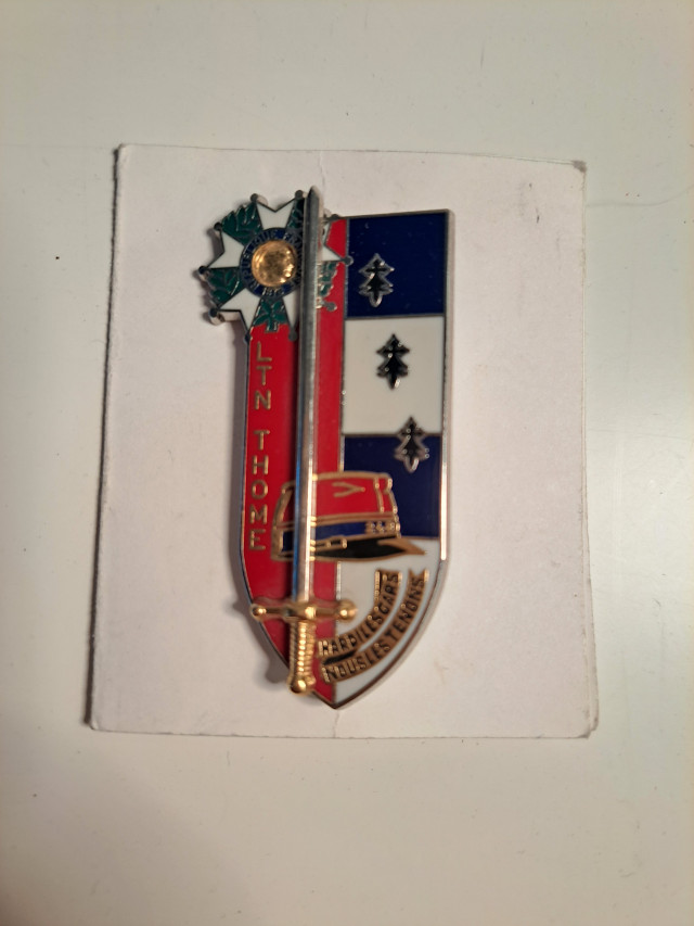 Luutnantti Thome rintamerkki