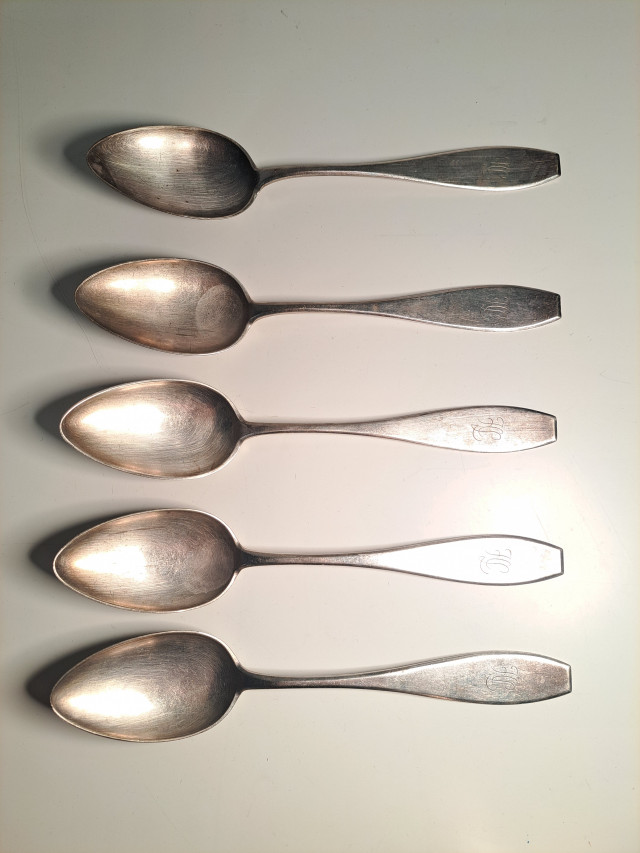 Alpakka ruokalusikat 5kpl