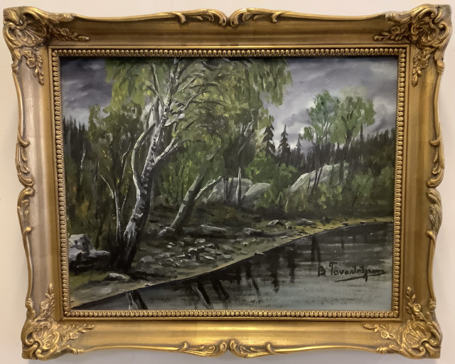 Öljyvärimaalaus levylle