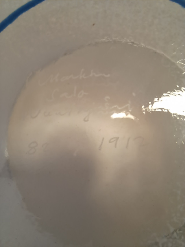 Nuutajärvi Sini malja, Markku Salo signeerauksella