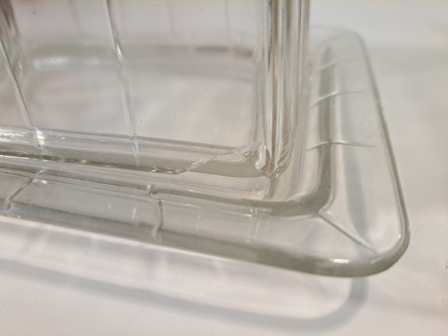 Lasinen juustokupu + lasinen sitruspuserrin