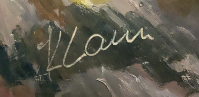 Öljyvärimaalaus levylle