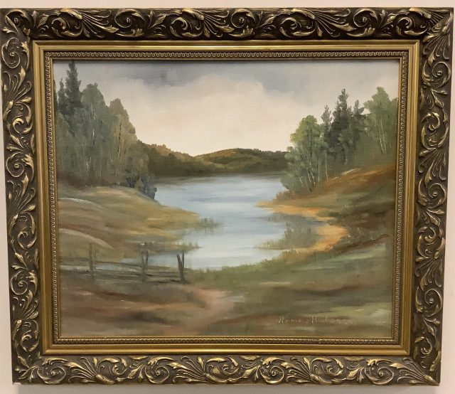 Armas Halonen. Öljyvärimaalaus kankaalle