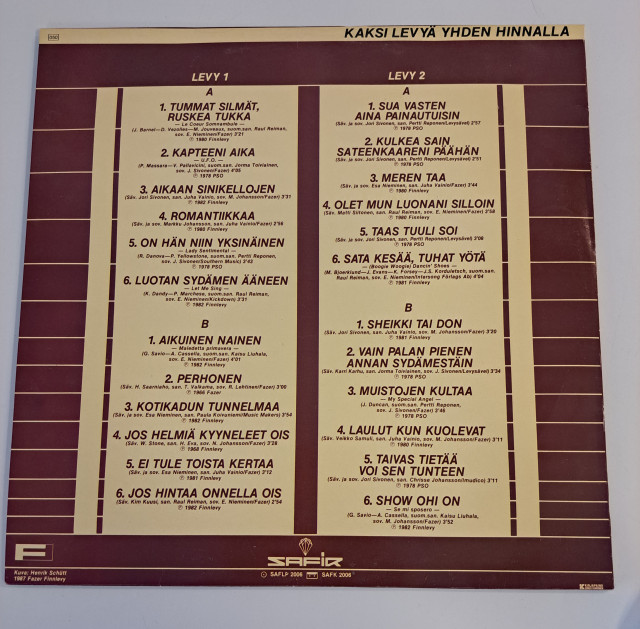 Paula Koivuniemi LP-levy