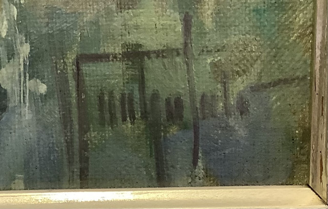 Vanhatalo signeerattu  Paimenpoika öljyvärimaalaus kankaalle