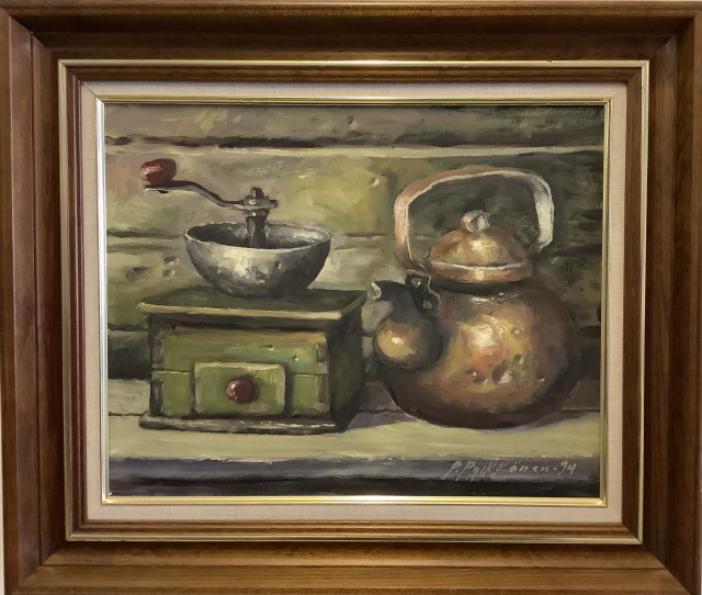 P Pylkkönen Öljyvärimaalaus kankaalle