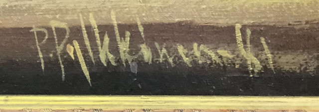 P Pylkkönen öljyvärimaalaus kankaalle