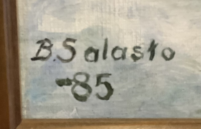 Bertta Salasto:Talvimaisema Norrbottenista