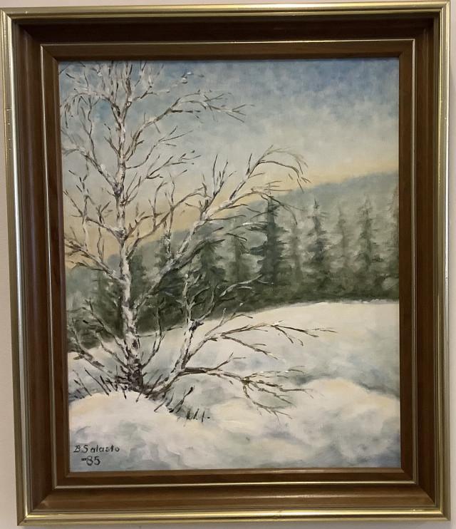 Bertta Salasto:Talvimaisema Norrbottenista