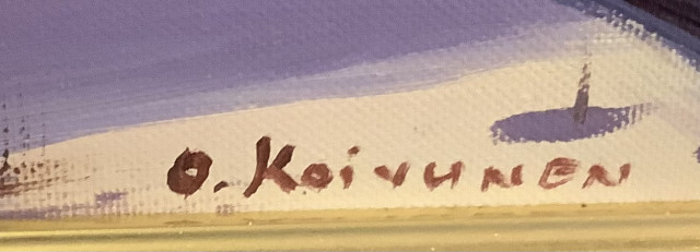 O Koivunen :Öljy kankaalle