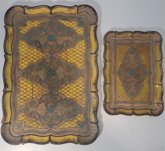 Koristeelliset puutarjottimet