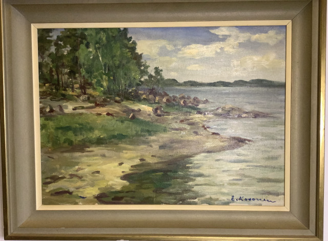 E  Kosonen:Öljyvärimaalaus kankaalle