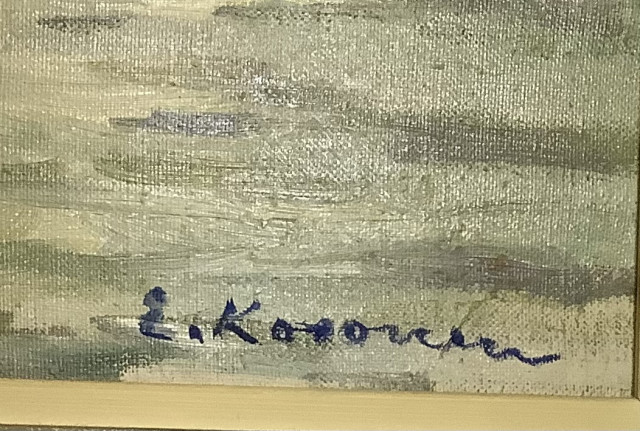 E  Kosonen:Öljyvärimaalaus kankaalle