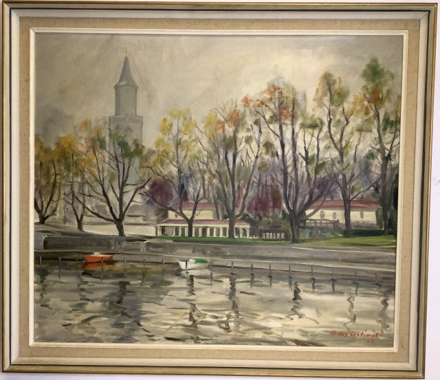 Armas Lehtimäki 1966, öljyvärimaalaus kankaalle