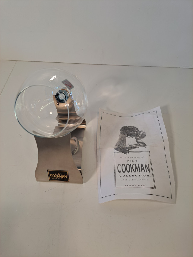 Konjakkolasi, aromilasin lämmitin+ohje