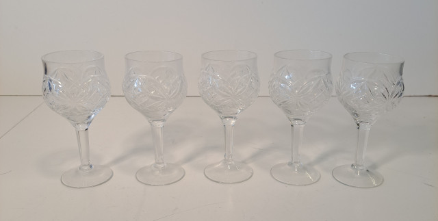 Pienet kristalliviinilasit 5kpl