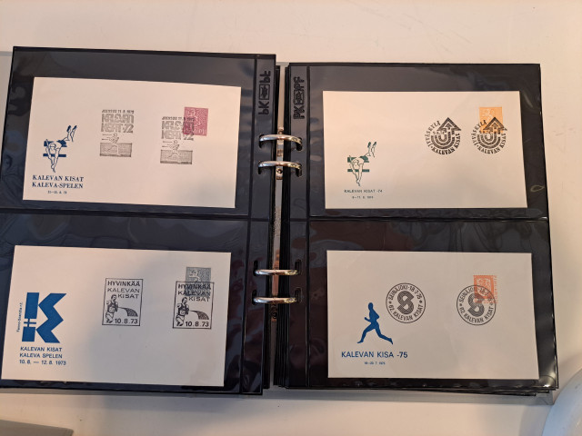 Ensipäiväkuorikansio (Urheilukilpailu aiheisia)