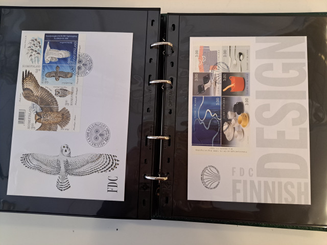 Ensipäiväkuorikansio Suomi 1995-1999 (luettelo)