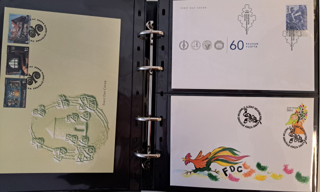 Ensipäiväkuorikansio (Sibelius, Runeberg, 60 rauhan vuotta ym.)