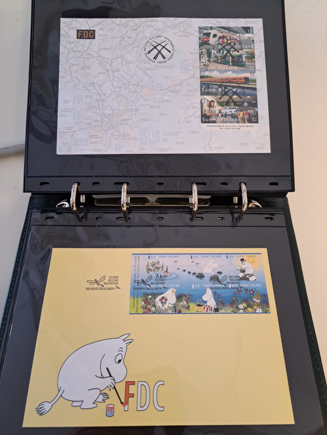 Ensipäiväkuorikansio (Sibelius, Runeberg, 60 rauhan vuotta ym.)