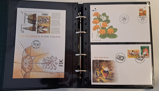 Ensipäiväkuorikansio (Sibelius, Runeberg, 60 rauhan vuotta ym.)