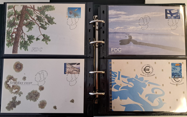 Ensipäiväkuorikansio Suomi 2000-2004 (luettelo)