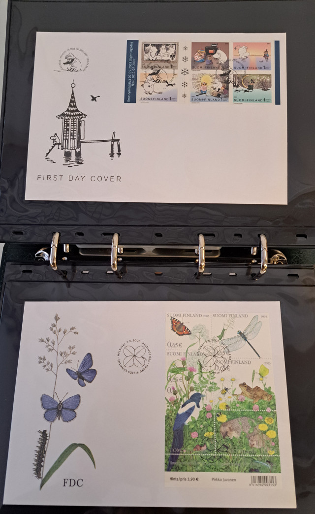 Ensipäiväkuorikansio Suomi 2000-2004 (luettelo)